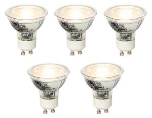 Sada 5 stmievateľných LED žiaroviek GU10 4W 300lm 2700K