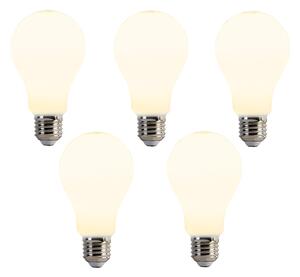 Sada 5 LED žiaroviek E27 A67 Opal 8W 900lm 2700K