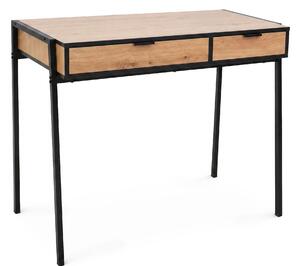 Ak furniture Písací stôl Zentia 100 cm čierny/dub Craft