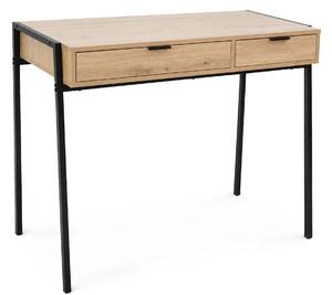 Ak furniture Písací stôl Zentia 100 cm čierny/dub Artisan