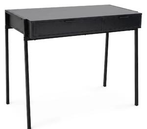 Ak furniture Písací stôl Zentia 100 cm čierny