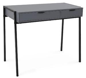 Ak furniture Písací stôl Zentia 100 cm čierny/grafit