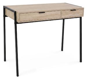 Ak furniture Písací stôl Zentia 100 cm čierny/dub Sonoma