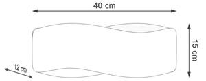 Sollux SL.1018 - Nástenné svietidlo TILA 2xG9/40W/230V 40 cm biela