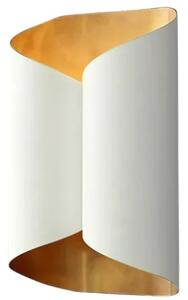 Toolight - Nástenná lampa Tube - biela/zlatá - APP1056-1W