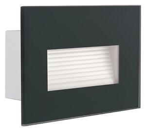 Kanlux 33692 - LED Vstavané svietidlo GLASI LED/3W/230V 3000K IP44 antracit