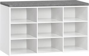 Botník Vasagle Endersen 80 cm biely/sivý