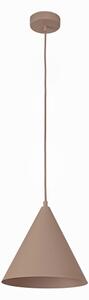 Duolla - Závesný luster na lanku IRONLINE 1xG9/3W/230V priemer 25 cm béžový