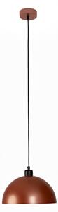 Duolla - Závesné svietidlo na lanku IRONLINE 1xE27/15W/230V pr. 27 cm medená/čierna