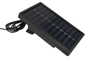 Stmievateľný solárny LED luster na lanku 2xLED/1,8W/3,7V IP44 6500K 2400 mAh + diaľkový ovládač