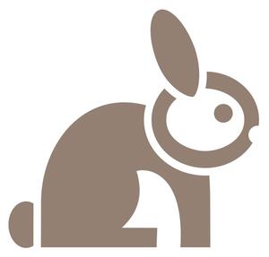 Pieris design Zajac - nálepka na okno tmavo modrá