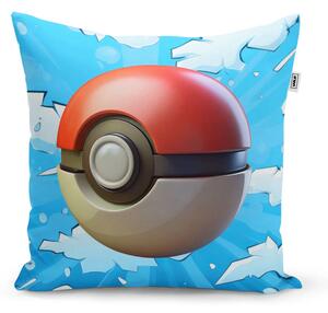 Sablio Vankúš Pokemon ball Obloha - 40x40 cm