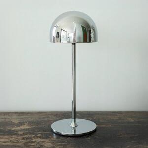 Stolová LED lampa Tim, chrómová, výška 30 cm, IP54, Obývacia izba / jedáleň, kov, Moderný, Stojacie svietidlo