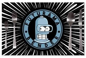 Sablio Prestieranie Futurama Bender Vesmír: 40x30cm