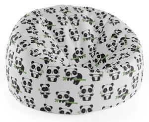 Sablio Sedací vak Cocoon Pandy s vetvičkou - 75 x 45 x 35 cm