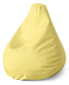 Sablio Sedací vak Pear Svetložltá - 140 x 100 x 25 cm