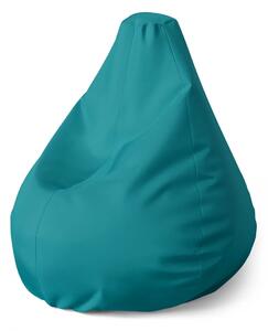 Sablio Sedací vak Pear Zelenomodrá - 70 x 95 x 15 cm