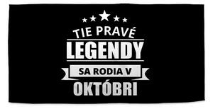 Sablio Uterák Tie pravé legendy sa rodia v októbri - 30x50 cm