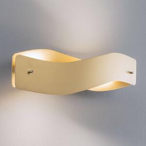 Nástenné svietidlo Quitani LED Lian, mosadzná farba