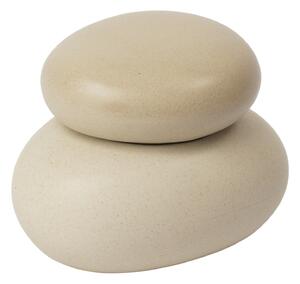 Úložná dóza Pebble Sand/Cream Small
