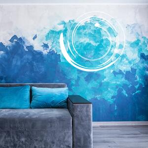 Sablio Samolepka na stenu: Zakulacenina - 60x60 cm