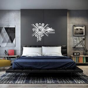 Sablio Samolepka na stenu: future design - 60x47 cm
