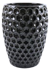 Provencelia keramický kvetináč Versaille 54 x 38 cm Černá