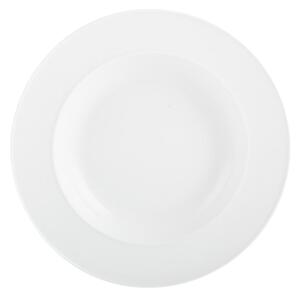 Biely porcelánový hlboký tanier Mikasa Ridget, ø 30 cm