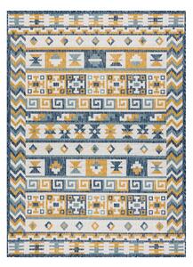Dywany Łuszczów Kusový koberec Cooper Sisal Aztec 22218 ecru/navy – na von aj na doma - 80x150 cm