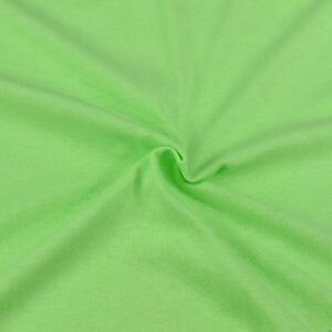 Brotex Jersey prestieradlo Svetlo zelené-160x200 cm
