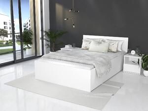 Jednolôžková posteľ s úložným priestorom Buster 120x200 - biela