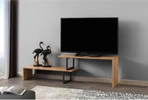 Asir TV stolík OVIT 44x153 cm hnedá/čierna AS0524 + záruka 3 roky zadarmo