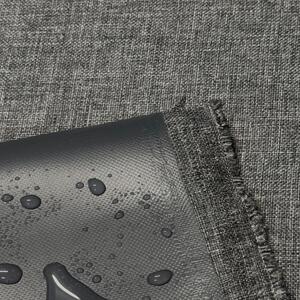Nepremokavá látka Kodura Denim farba grafitová , metráž 150 cm