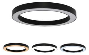 LED stropné svietidlo LED/100W/230V 3000/4000/6500K pr. 100 cm čierne