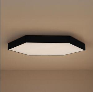 LED stropné svietidlo LED/200W/230V 3000/4000/6500K priemer 100 cm čierne