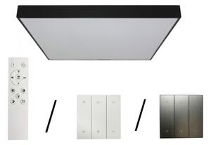 LED stropné svietidlo LED/340W/230V 3000/4000/6500K 100x100 cm čierna