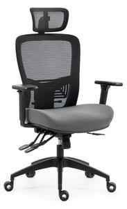 Kancelárska stolička sivá KA-H2491 GREY