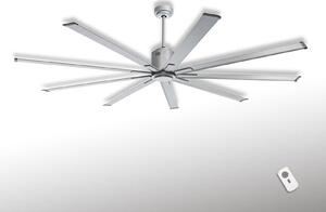 Ventilátor Big Smooth Eco 220 cm titán-striebro