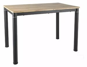 DAMAR stôl jedálenský 110x70cm,dub artisan/čierna