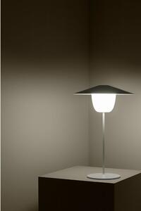 Tmavosivá stredná LED lampa Blomus Ani Lamp