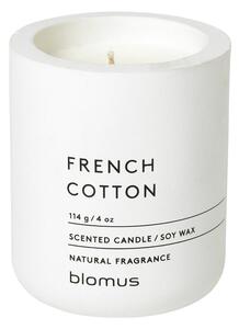 Vonná sójová sviečka doba horenia 24 h Fraga: French Cotton – Blomus