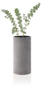 Sivá váza Blomus Bouquet, výška 24 cm