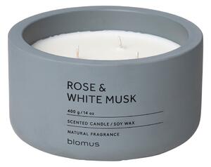 Vonná sójová sviečka doba horenia 25 h Fraga: Rose and White Musk – Blomus