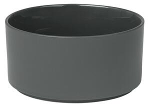 Čierna keramická miska na polievku Blomus Pilar