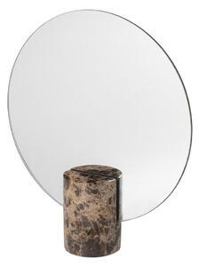 Zrkadlo s hnedým mramorovým podstavcom Blomus Marble