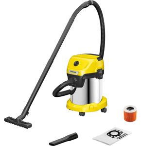 Kärcher WD 3 S V-17/4/20, 1000 W, Bubnový vysávač, Suché a mokré, Vrecko na prach, 17 L, Filtrovanie