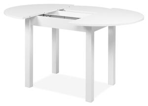 Jedálenský stôl BUD biela, šírka 100 cm