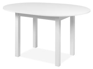 Jedálenský stôl BUD biela, šírka 100 cm