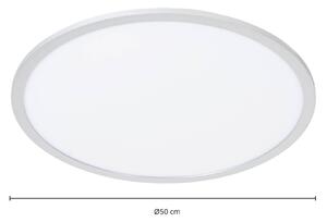 Lindby Narima stropná LED, biela, 4000 K, Ø 50 cm