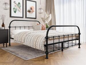 Mirjan24 Kovová posteľ Satyk, Rozmer postele: 160x200, Farba: čierna Mirjan24 5903211402562